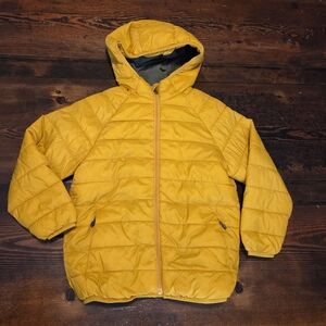 ZARA Kids Yellow Puffer Jacket Size 8